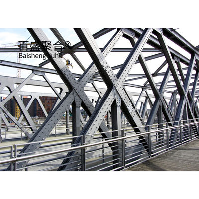 Beban HS15-HS25 Steel Truss Frame Bridge Modular Prefab Portable ZB200 Steel Structure Bridge