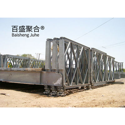 Beban HS15-HS25 Steel Truss Frame Bridge Modular Prefab Portable ZB200 Steel Structure Bridge