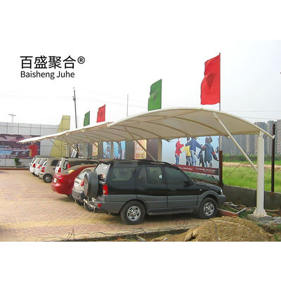 Ledakan Aluminium Pergola Canopies Waterproof dan diobati panas untuk parkir mobil