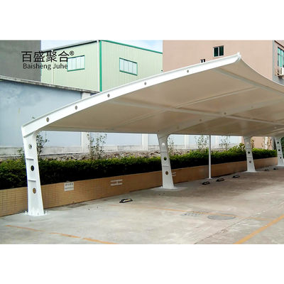 Ledakan Aluminium Pergola Canopies Waterproof dan diobati panas untuk parkir mobil