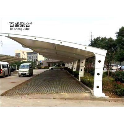 Ledakan Aluminium Pergola Canopies Waterproof dan diobati panas untuk parkir mobil