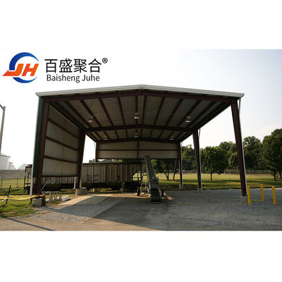 Perindustrian Ringan Prefabrikasi Struktur Baja Gudang dengan Aluminium Alloy Window