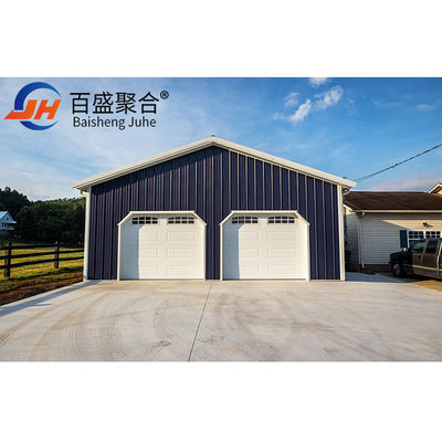 Standar ASTM Customized Small Space Frame Prefab Ringan Berat Struktur Baja Garasi
