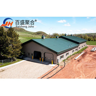 Standar ASTM Customized Small Space Frame Prefab Ringan Berat Struktur Baja Garasi