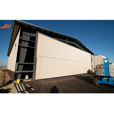 Galvanized Prefabricated Steel Structure Metal Storage Shed Desain untuk Gudang