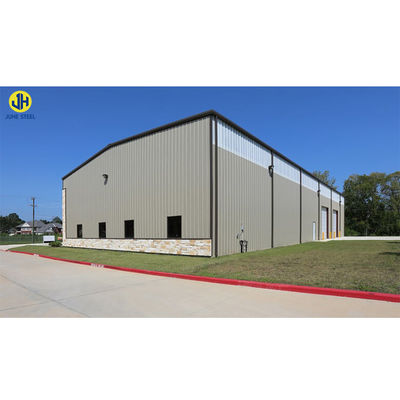 ISO9001 2008/CE/BV Sertifikat Prefab Steel Warehouse Workshop Bahan Konstruksi Dicat