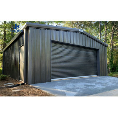 Metal Garage Kits 24x24 Bangunan Logam Carports AiSi Standar