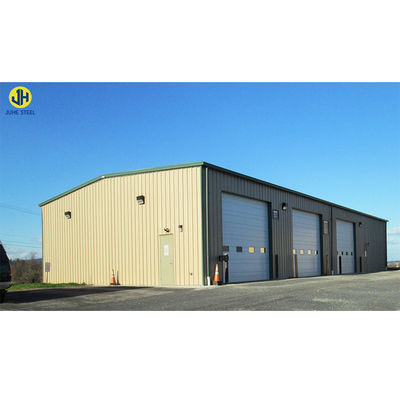 GB Standard Gable Frame Steel Structure Warehouse untuk Persyaratan Industri Khusus