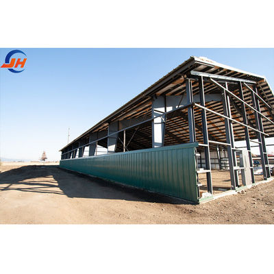 Low Carbon Steel Prefabricated Commercial Building Warehouse dengan Desain Nyaman