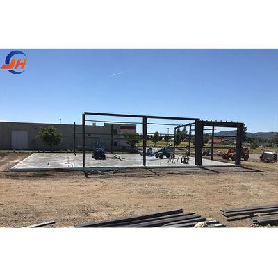Fabricated Hall Construction Steel Structure With Aluminum Alloy Window Welding Service (dalam bahasa Inggris).