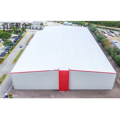 Aluminium Alloy Window 40x60 Prefab Metal Warehouse Bangunan umur panjang