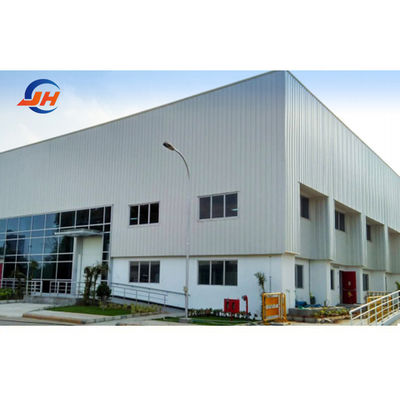 Long Fatigue Life Struktur baja Prefab Pertanian Penyimpanan Logam Gudang Bangunan Kits Canopy Frame Ruang