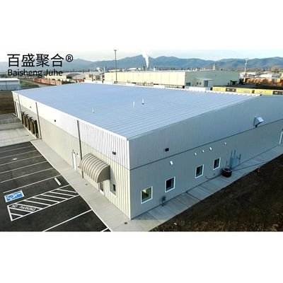 Metal Barn Storage Shop Kit Prefab Warehouse Desain Struktur Baja