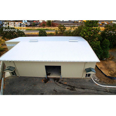 Metal Barn Storage Shop Kit Prefab Warehouse Desain Struktur Baja