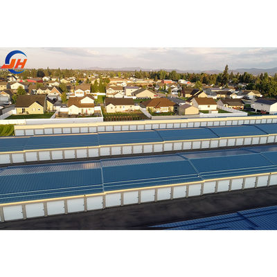 Gudang Self-Storage Pre-fabricated Light Industrial Workshop dengan desain gambar CAD