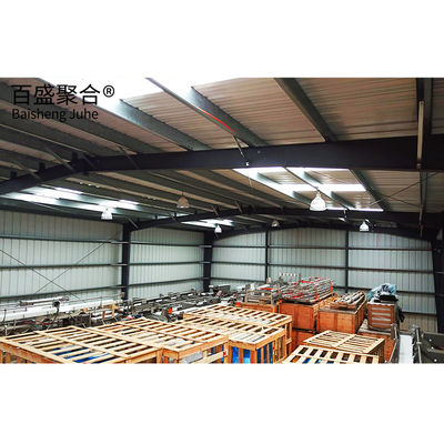 Q235 Q355 Pemasangan Prefabrikasi Struktur Baja Hangar Untuk Pembangunan Gudang Industri